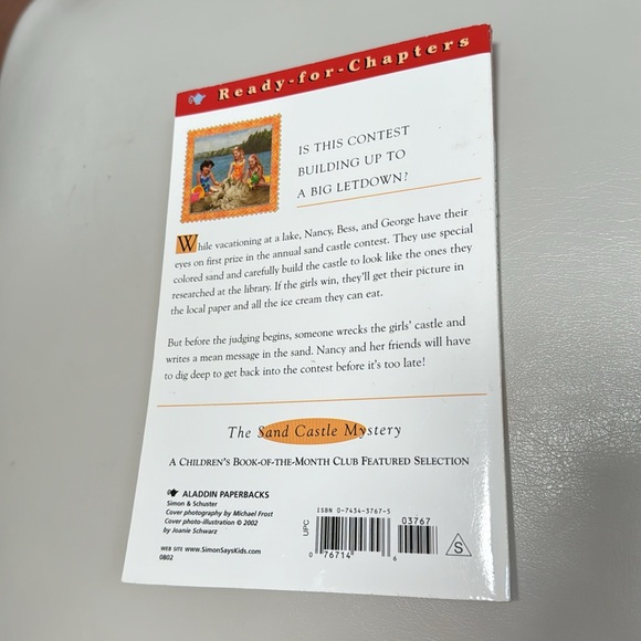📚5/10.00, The Sand Castle Mystery (Nancy Drew Notebooks #49), clean book - Picture 3 of 9
